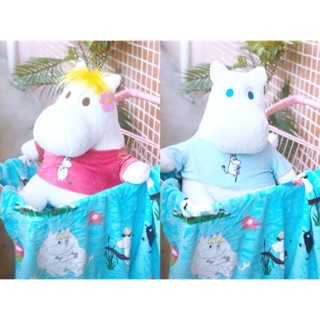 ตุ๊กตา+ผ้าห่มมูมิน🌸Moomin รุ่นใหม่