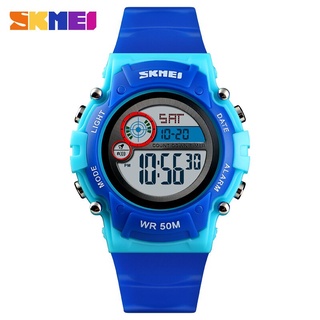 SKMEI NEW Kids Watch Fashion Waterproof Plastic Case Alarm Wristwatch Boys Girls Digital Children Watches 1477