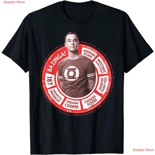 เสื้อยืดพิมพ์ลายprintingDaystar Store ทฤษฎีวุ่นหัวใจ The Big Bang Theory Sheldon Statistics T-Shirt T Shirts เสื้อคอกลม