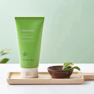 [พร้อมส่ง] Innisfree Green Tea โฟมล้างหน้า ทําความสะอาดผิวหน้า 150 มล.