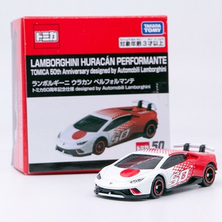 รถเหล็กTomica ของแท้ Lamborghini Huracan Performante 50th Anniversary Commemorative Type designed