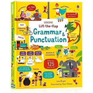 หนังสือบอร์ดบุ๊ค Usborne Lift-the-flap Grammar &amp; Punctuation