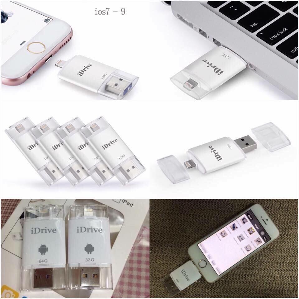 iDrive/iReader เก็บข้อมูลสำหรับ iPhone 5,6,6s,6+,6s+ ,iPad