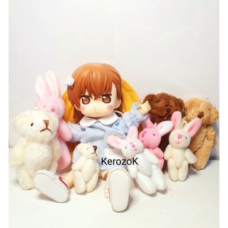 💖พร้อมส่ง 🐻‍❄️🐰ตุ๊กตาจิ๋วขนาด 4 และ 8 cm ตกแต่ง ด๋อย nendoroid ob11 ymy tozdoll ddf nendoroiddoll ซิลวาเนียน