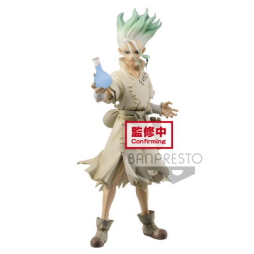 [ฟิกเกอร์แท้]​ Model Dr. Stone Figure of Stone World Kingdom of Science Senku Ishigami (Banpresto Bandai)​