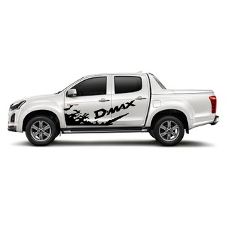 สติ๊กเกอร์​ Dmax สติ๊กเกอร์​ข้างกระบะ สติ๊กเกอร์​แต่ง​ซิ่ง  สติ๊กเกอร์​แต่งเท่ห์ ลายข้างประตู dmax