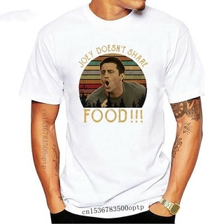 เสื้อยืดผ้าฝ้ายพิมพ์ลายขายดี เสื้อยืดลําลอง แขนสั้น พิมพ์ลาย Joey Doesnt Share Food เข้ากับทุกการแต่งกาย สไตล์วินเทจ คลา