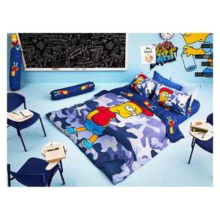 ชุดผ้าปูที่นอน 3.5 ฟุต 3 ชิ้น LI-SS 06 BEDSHEET FITTED T3 LOTUS 330TC SIMPSONS LI-SS 06