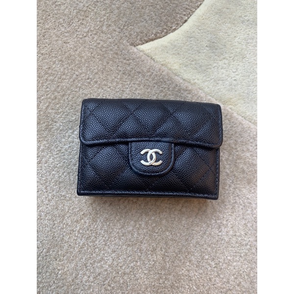 BU220704938] Chanel / Classic Tri-Fold Small Flap Wallet Caviar GHW