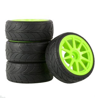 【 Ready Stock】 910-6086 Grip Tires insert sponge &amp; Wheel 4P For 1:10 HSP Racing Wltoys SAKURA D3