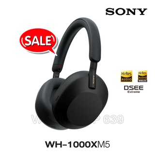 Sony WH-1000XM5 หูฟังตัดเสียงรบกวนไร้สาย สีดำ