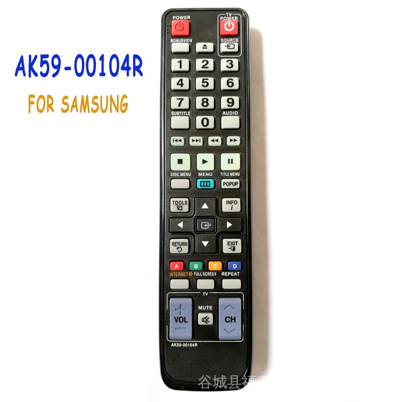 ใหม่เปลี่ยนรีโมทคอนโทรล AK59-0014R สําหรับ SAMSUNG Blu-Ray DVD Player Remote Disc BD-D5500 BD-D5700 BD-D6500 teleocom