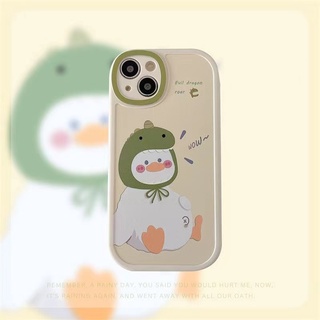 case OPPO A57 4G A16 A76 A96 Reno 7 Z Reno 5 A95 Reno 7 5G F9 A7 A5S A12 F11 A15 A54 A74 4G A15S A94 A93 Reno 4F Reno 5F Reno 4 Reno 6 5G A92 A53 A33 A52 A9 2020 A5 2020 A11K A31 2020 A3S เคสโทรศัพท์การ์ตูนเป็ดน่ารัก