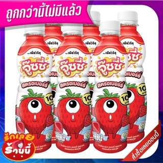 เพียวริคุ จู๊ซซี่ น้ำผลไม้ รสสตรอว์เบอร์รี 280 มล. x 6 ขวด Puriku Juicy Strawberry 280 ml x 6 Bottles