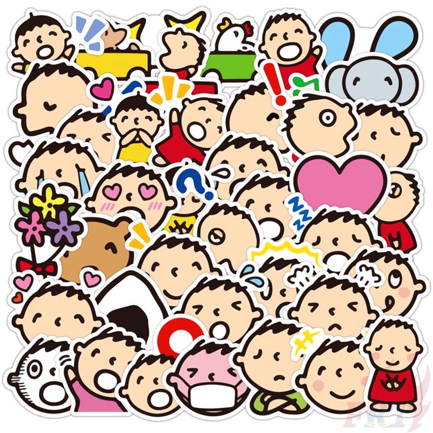 40Pcs/Set Minna No Tabo Stickers DIY Fashion Decals Stickers for Album Diary Laptop Scrapbooks