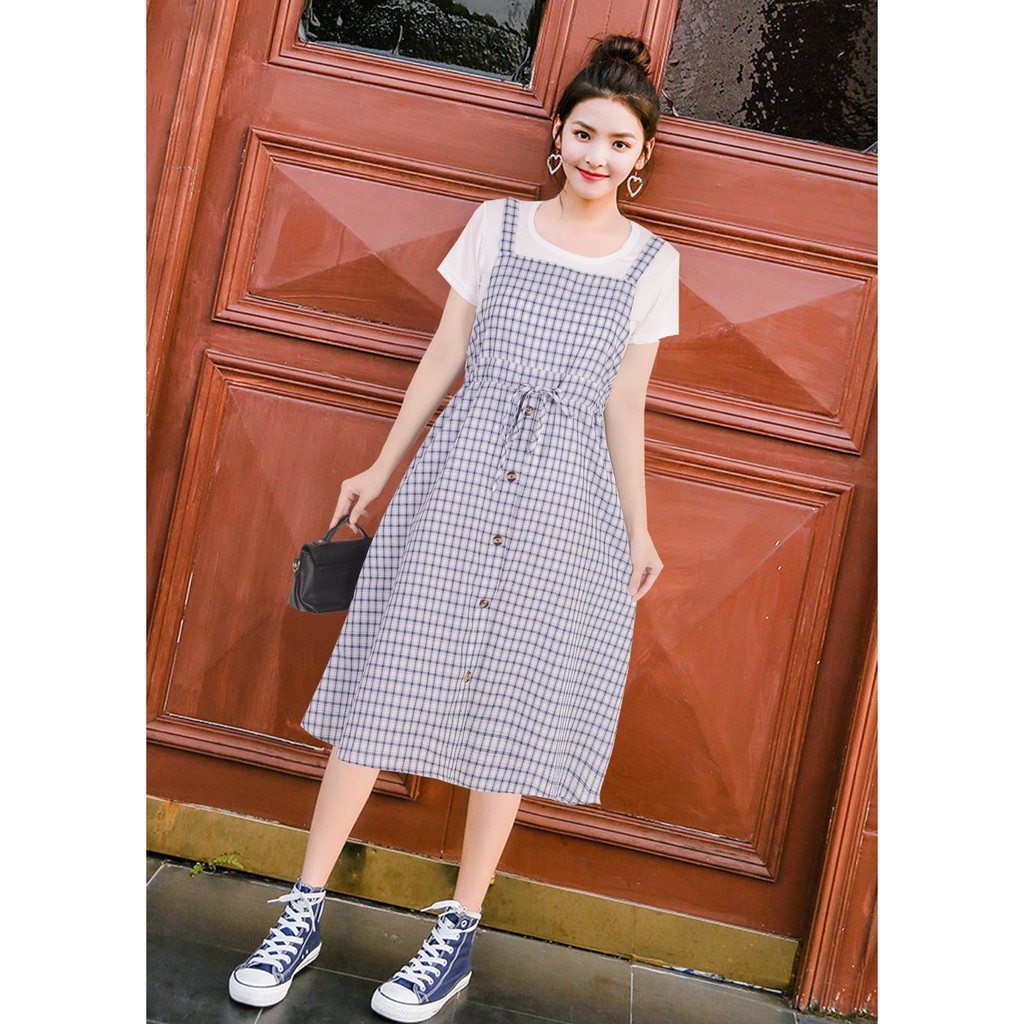 💕💕กระโปรงยาว แถมเสื้อตัวใน L0759* - รูปที่ 4