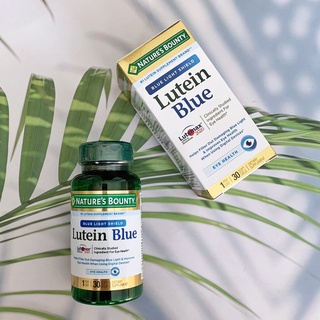 ลูทีน อาหารเสริมสำหรับดวงตา ป้องกันแสงสีฟ้า Lutein Blue Eye Health 30 Softgels (Natures Bounty®) #ลูทีน #ซีแซนทีน