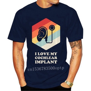 [COD]กระหน่ํา เสื้อยืดลําลอง แขนสั้น พิมพ์ลาย Cochlear Implant Premium Black M-3 Uni Funny Tee EEbpej08FGfnhd77S-5XL