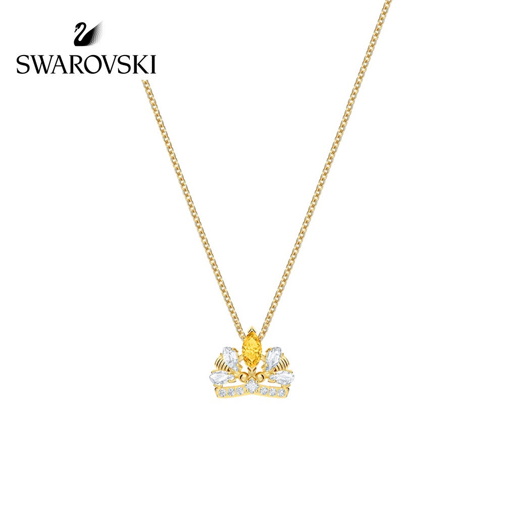 Swarovski bee a queen only love crown Design Necklace for Girls