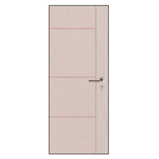 ประตูบานเปิด ประตู UPVC PARAZZO PUV03 80x200 ซม. สี PINK GOLD ประตูและวงกบ ประตูและหน้าต่าง UPVC DOOR PARAZZO PUV03 80X2