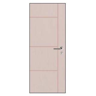 ประตูบานเปิด ประตู UPVC PARAZZO PUV03 80x200 ซม. สี PINK GOLD ประตูและวงกบ ประตูและหน้าต่าง UPVC DOOR PARAZZO PUV03 80X2