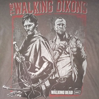 เสื้อยืด Usa ซีรี่ย์ หนังผีดังอันดับ 1 The Walking Dead ผ้านิ่ม Size L อก22.5/ยาว28