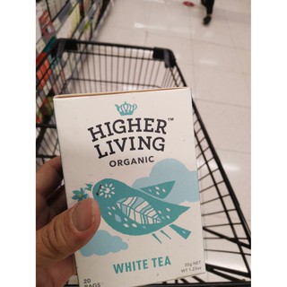 ecook ใบชา สำเร็จรูป ชาขาว ขนิดใบ c higher living white tea 35g