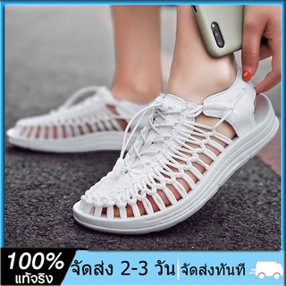 ORIGINAL100%⏰จัดส่งภายใน 1-2 วัน ลดราคาครั้งใหญ่ แตะ รัด ส้น สไตล์ Sandal ชาย หญิง （สีต่างๆ）รองเท้าใหญ่【จัดส่งรวดเร็วราค