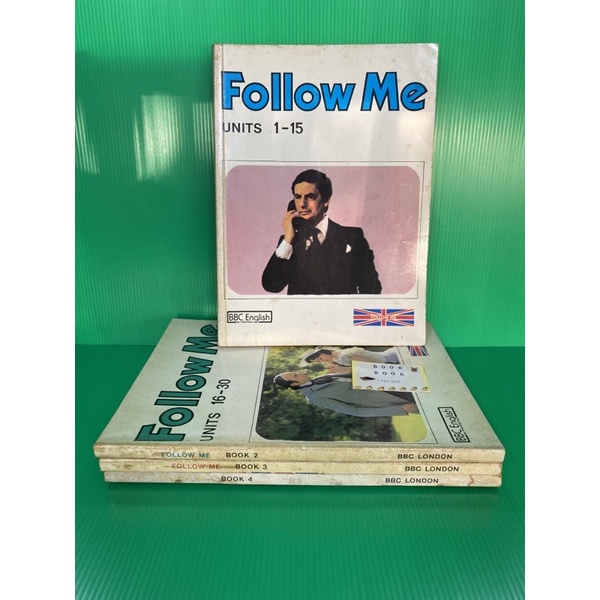 หนังสือภาษาอังกฤษ Follow Me มี 4 เล่ม หนังสือมือสอง