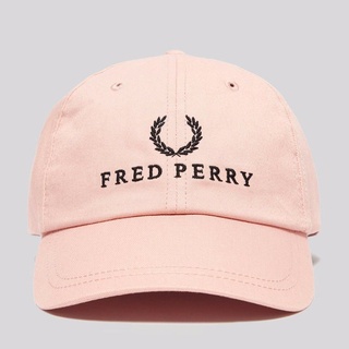 [เก็บ code ลดเพิ่ม 20%]พร้อมส่ง📦หมวก Fred Perry(ปรับสายได้) Pink**ของเเท้