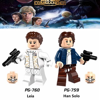 ฟิกเกอร์ han solo leia star wars ของเล่นสําหรับเด็ก