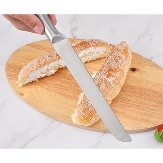 Bread Knife มีดตัดขนมปัง มีดหั่นขนมปัง ด้ามสแตนเลส คุณภาพดี ปลอดภัย แข็งแรง ทนทาน ใบเลื่อยหยาบ