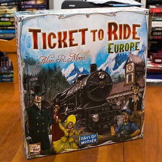 เกมการ์ดตั๋วเพื่อการขับขี่ Ticket To Ride - Europe Board Game