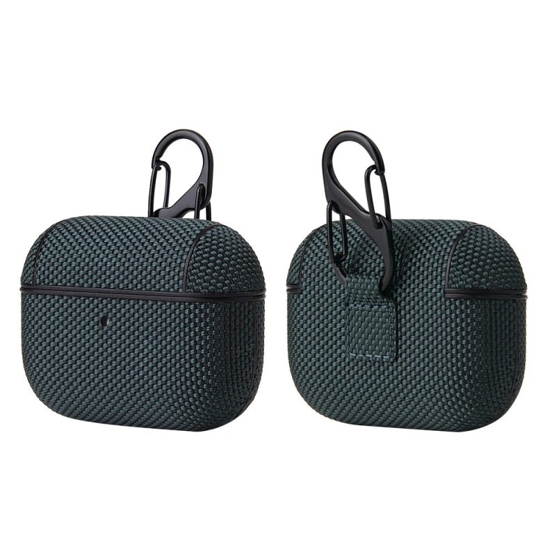 (มีให้เลือก 4 สี)AirPods Pro เคส,Nylon Cloth Cover Case,Protective Shockproof Cover with metal buckle
