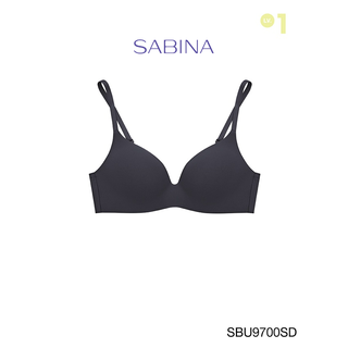 SABINA BRALESS เสื้อชั้นใน Invisible Wire (ไม่มีโครง) รุ่น Pretty Perfect รหัส SBU9700SD สีเทาเข้ม