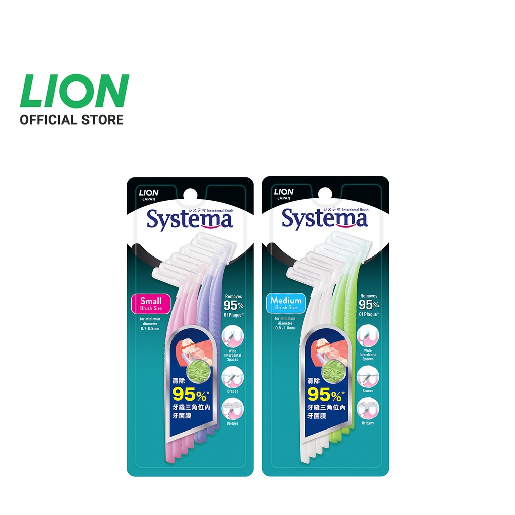 Systema Interdental Brush รีฟิล 8s