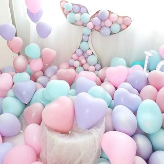 25PCS Set 12inch macaroon balloon pastel latex balloon I love you heart balloon birthday wedding valentines day decorations  anniversary party decorations