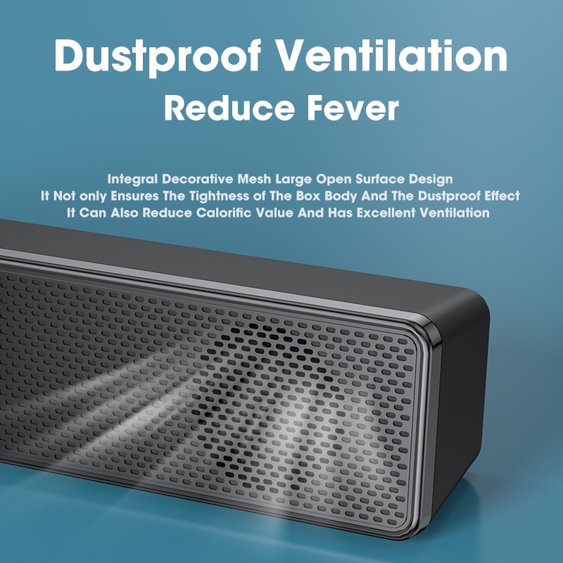 4ง รอบทิศทาง ซาวด์บาร์ บลูทูธ5.0ลําโพงคอมพิวเตอร์สายสเตอริโอซับวูฟเฟอร์เสียงบาร์สําหรับแล็ปท็อปพีซีโฮมเธียเตอร์ทีวี ถึง ลําโพง