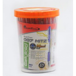 ปากกาQuantum007Hitz (50ด้าม/1กป.)(แดง)