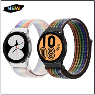 สายนาฬิกาข้อมือไนล่อน 20 22 มม. สําหรับ Samsung galaxy watch 4 Classic strap 46 มม. 42 active 2 watch 3 45 46 42 Gear S3 galaxy watch 4 5 pro 40 44