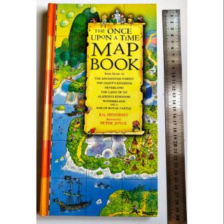 มือ2,หนังสือภาพ  "กาลครั้งหนึ่ง Map Book " แผนที่ ไกด์สู่  The Enchanted forest ฉบับภาษาอังกฤษ