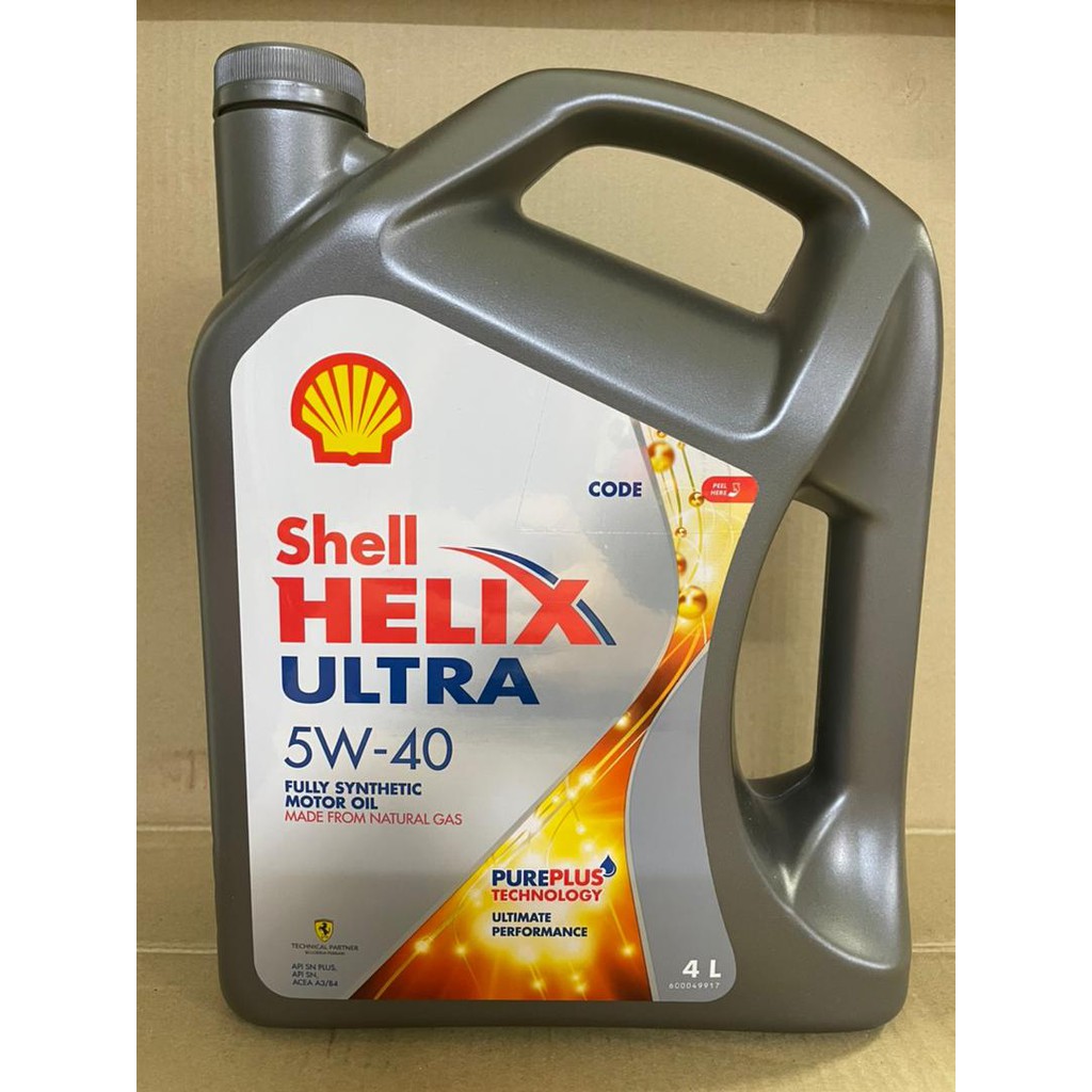SHELL FULLY 5W-40 4LITERS น้ํามันเครื่อง MINYAK HITAM 4L 5W40 5 40 5-40 5W 40