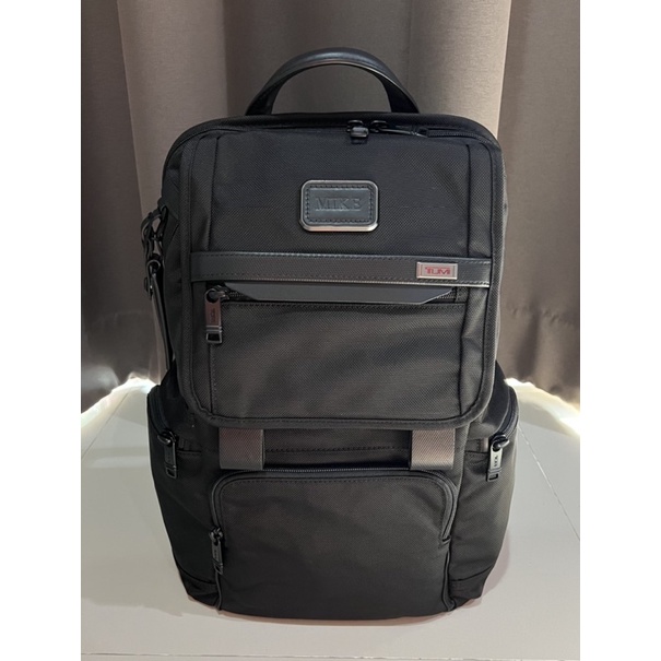 กระเป๋า Tumi Alpha 3 Flap Backpack สีดำของแท้ มือสองสภาพใหม่ 97%