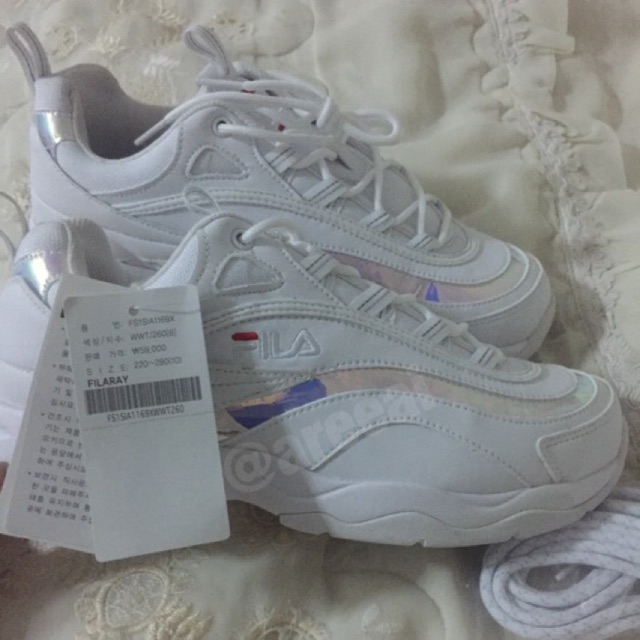 [พร้อมส่ง]รองเท้าผ้าใบFILA RAY ของแท้จากช้อปมีใบเสร็จ