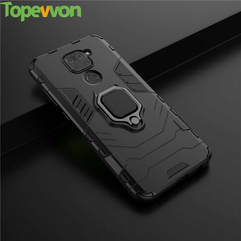 Topewon For Xiaomi Redmi Note 9 Case Armor Magnetic Suction Stand Full Edge Cover For Redmi Note 9 9S Pro Max 10X 4G 8 8A Case
