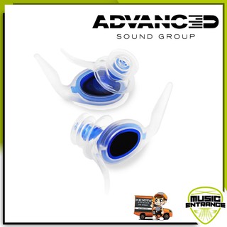 Advance Sound ที่อุดหูกันน้ำ Eartune Aqua Universal-fit Surfer Ear Plugs สีฟ้าขาว