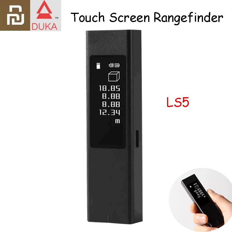 Youpin Duka 40m Laser range finder LS5 Touch screen charging Range Finder High Precision Measurement rangefinder