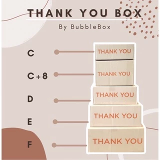 กล่องพัสดุ กล่องไปรณีย์ thankyou (แพ็ค20ใบ) 🔥พร้อมส่ง🔥 กล่องเบอร์ 00-0-0+4-A-AA-2A-B หนา กล่องน่ารัก กล่องฝาชน ถูกที่สุด