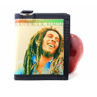 สินค้าราสต้า Wallet Vinyl Rastaman Roots Rocks Remixed กระเป๋าเงินพร้อมพวงกุญแจ BOB MARLEY ROOTS ROCKS REMIXED