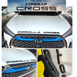 Corolla cross 2020-ปัจจุบัน ชุดตัวอักษร Corolla Cross บนฝากระโปรง